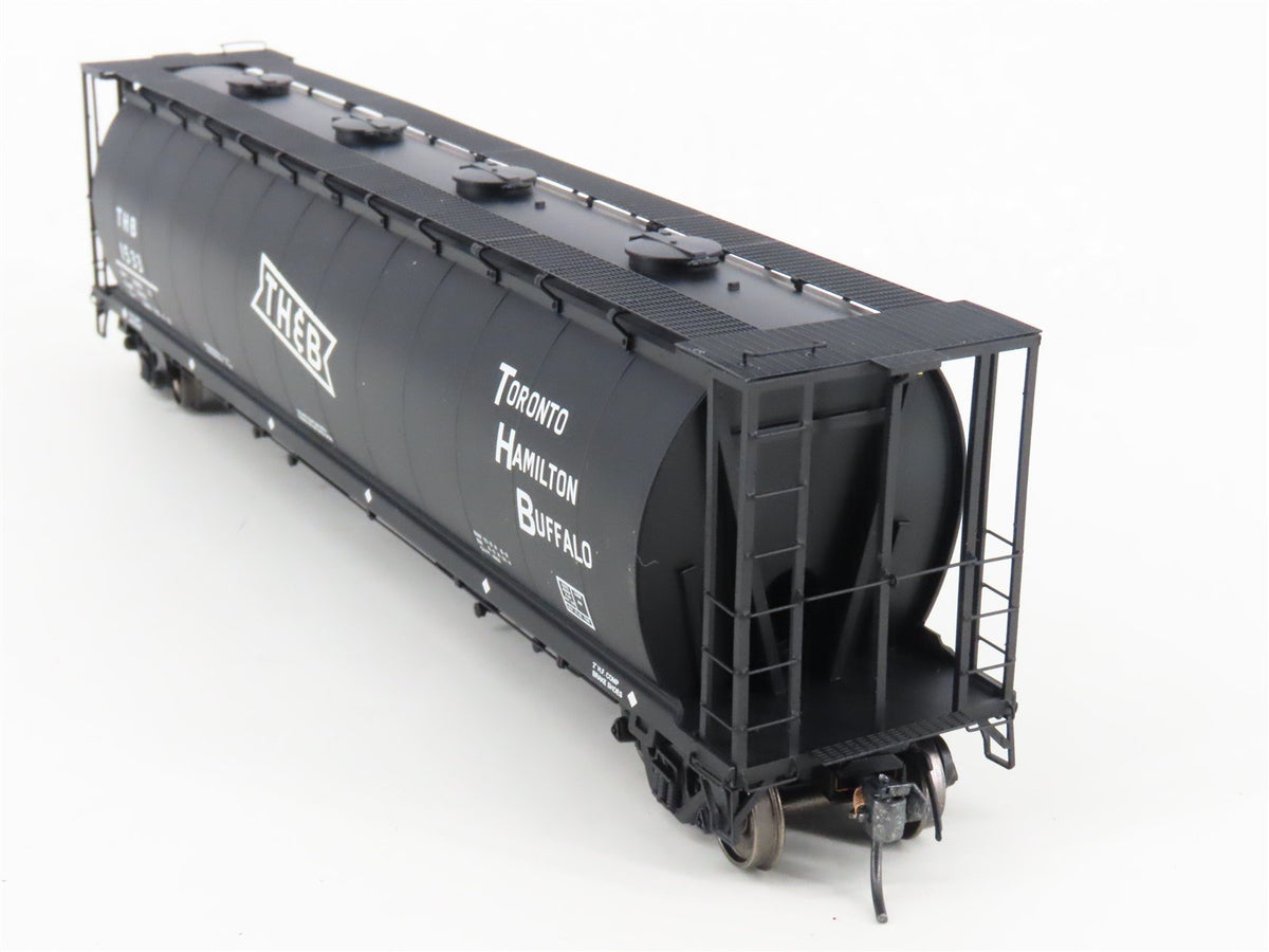 HO Scale Intermountain 45211-34 TH&amp;B Railway 4-Bay Cylindrical Hopper #1533