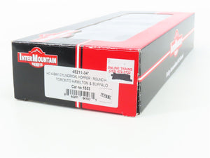 HO Scale Intermountain 45211-34 TH&B Railway 4-Bay Cylindrical Hopper #1533