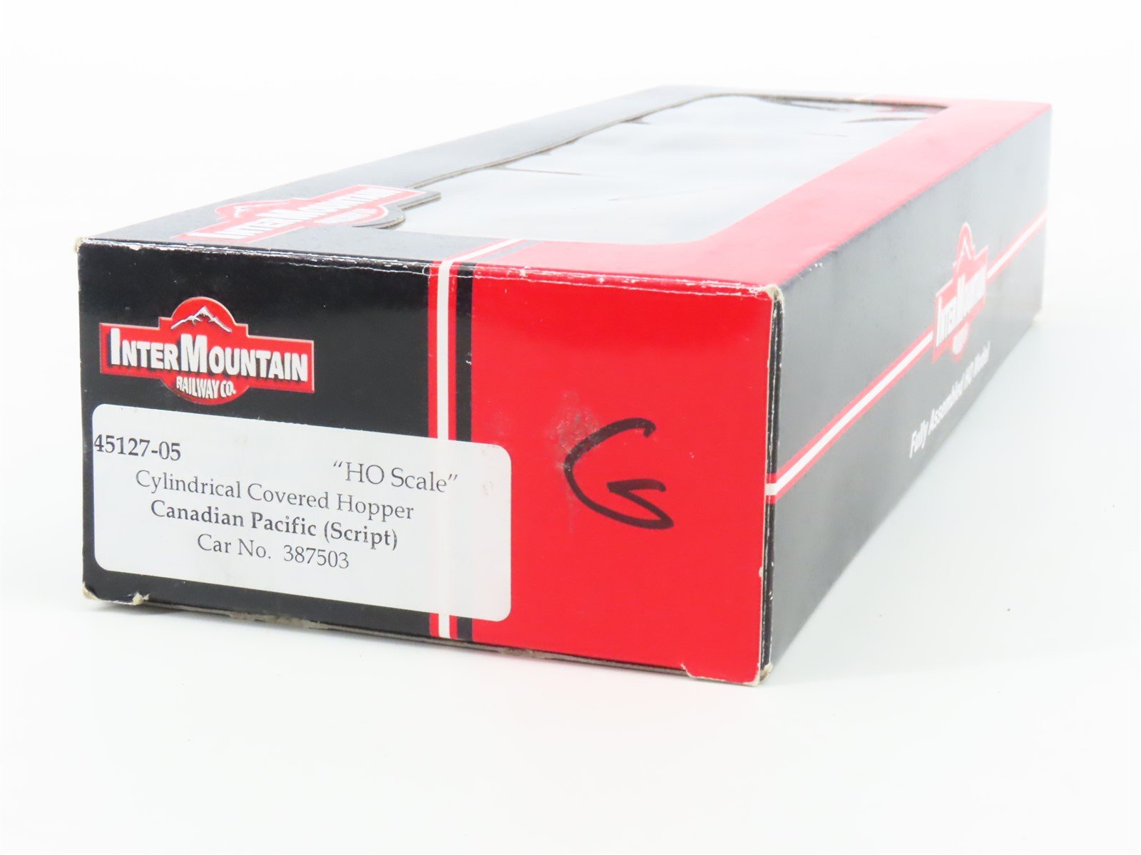 HO Scale Intermountain 45127-05 CP Black 4-Bay Cylindrical Hopper #385173