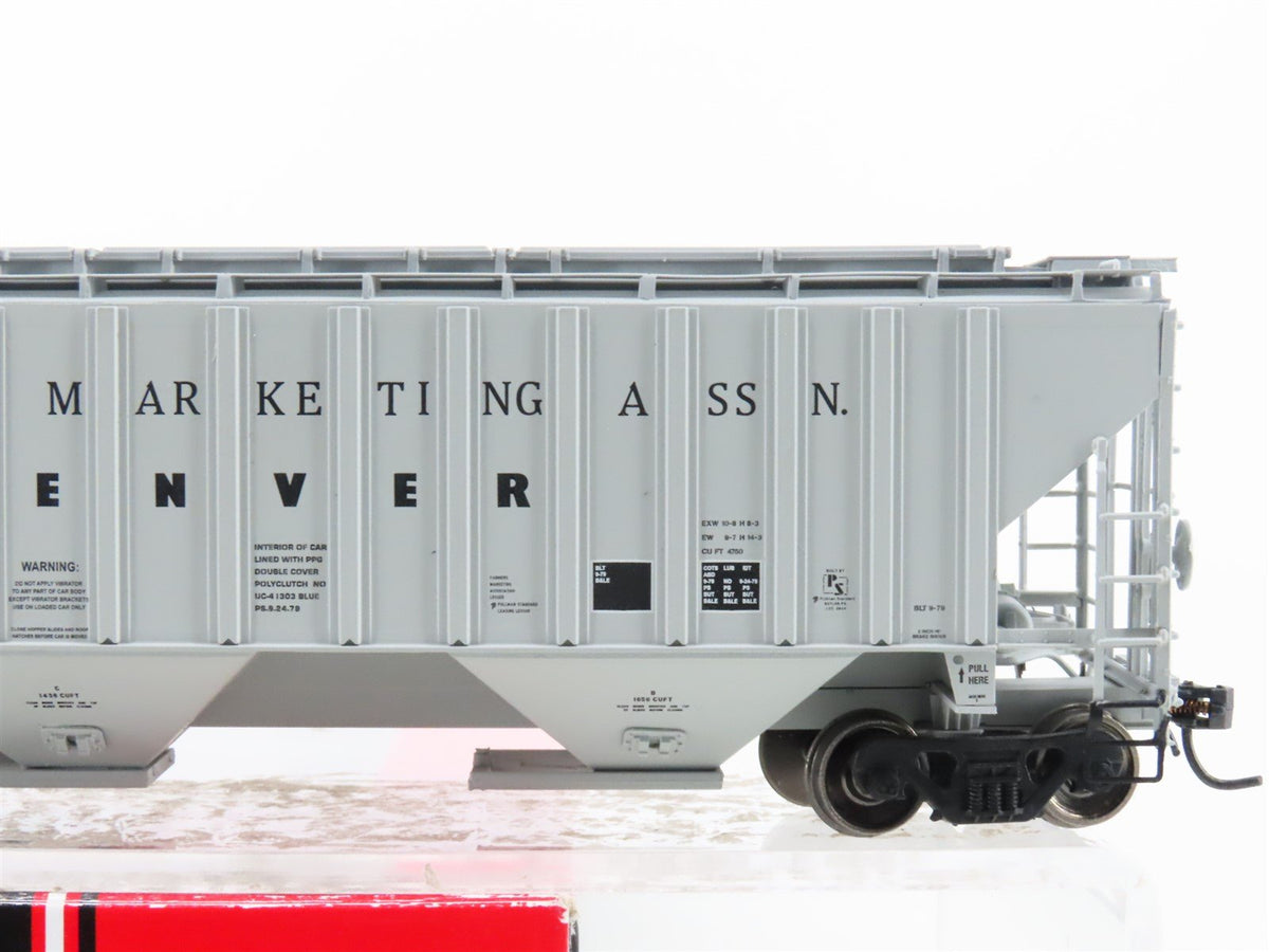 HO Intermountain 45398-05 PLCX FMA Farmer Marketing Assn. 3-Bay Hopper #20258
