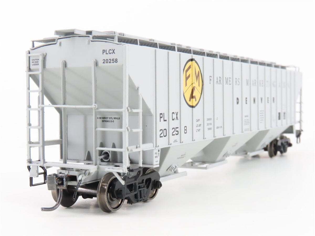 HO Intermountain 45398-05 PLCX FMA Farmer Marketing Assn. 3-Bay Hopper #20258