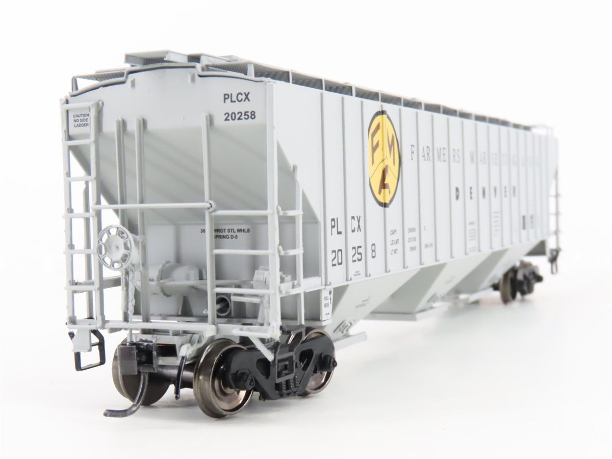 HO Intermountain 45398-05 PLCX FMA Farmer Marketing Assn. 3-Bay Hopper #20258