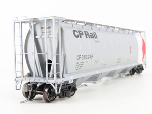 HO Scale Intermountain 45221-27 CP Rail Silver 4-Bay Cylindrical Hopper #382249