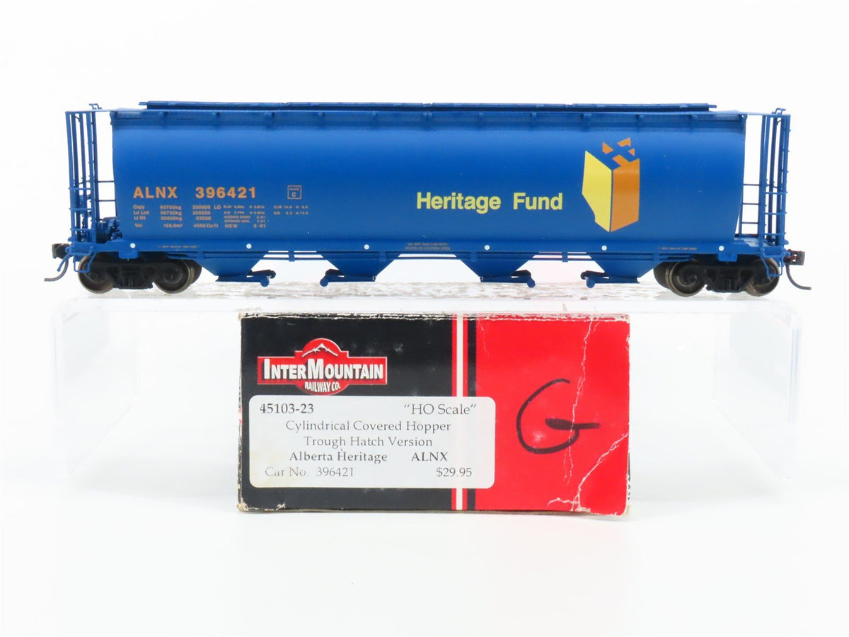 HO Intermountain 45103-23 ALNX Heritage Fund 4-Bay Cylindrical Hopper #396421