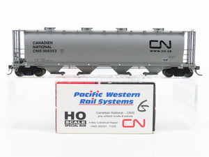 HO Intermountain Pacific Western 1132D CNIS 4-Bay Cylindrical Hopper #368353