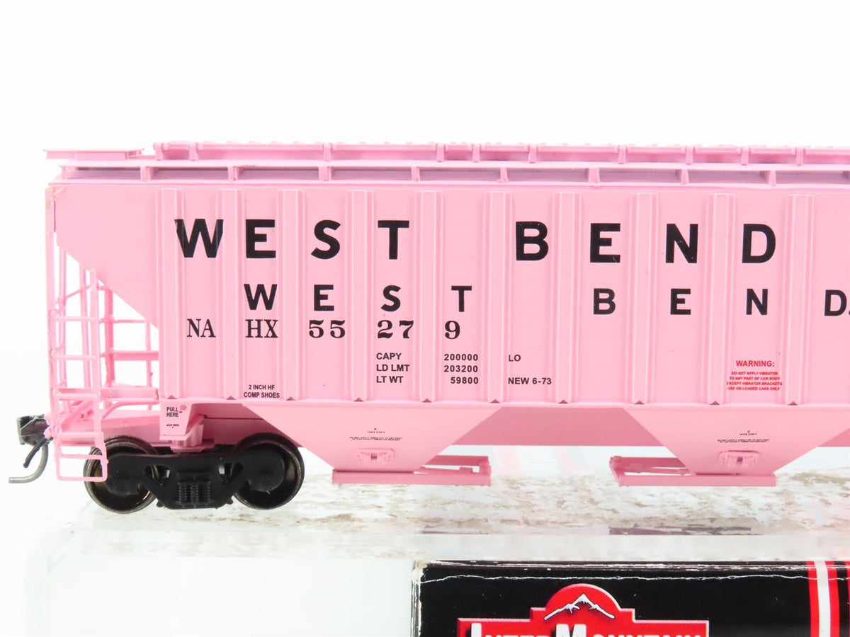 HO Scale Intermountain 45395-10 NAHX West Bend PS 4750 3-Bay Hopper #55279