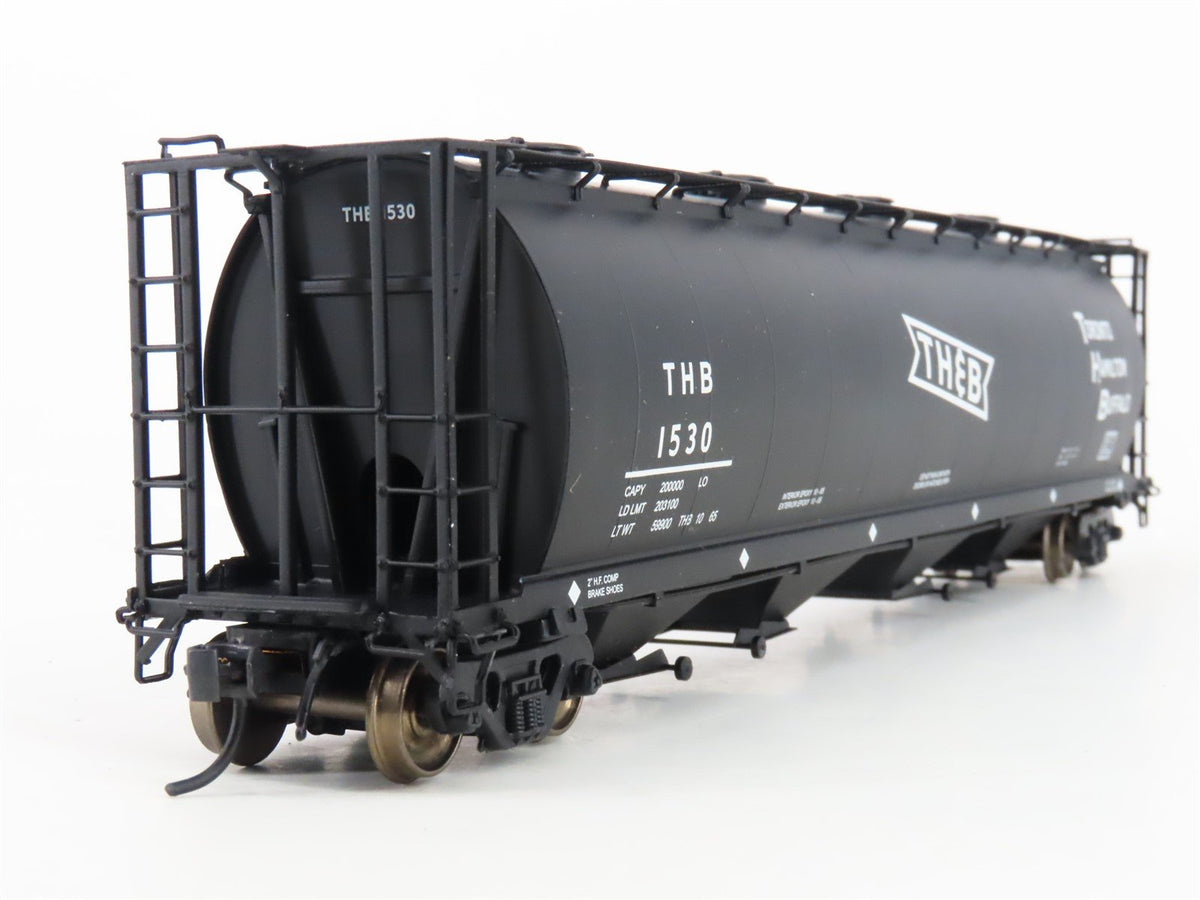 HO Scale Intermountain 45211-22 TH&amp;B Railway 4-Bay Cylindrical Hopper #1533