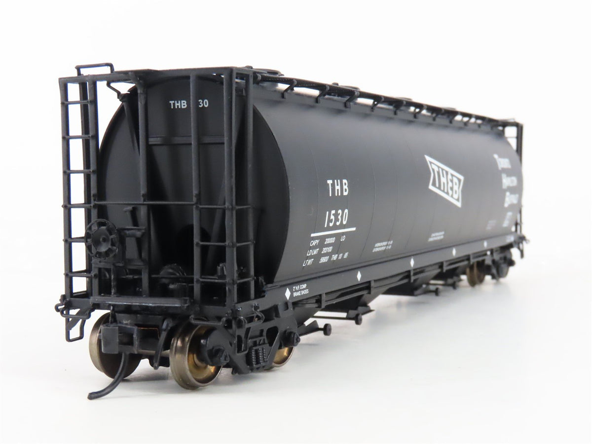 HO Scale Intermountain 45211-22 TH&amp;B Railway 4-Bay Cylindrical Hopper #1533