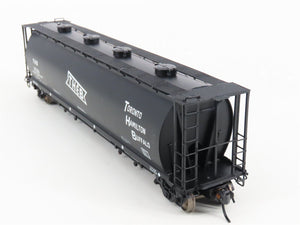 HO Scale Intermountain 45211-22 TH&B Railway 4-Bay Cylindrical Hopper #1533