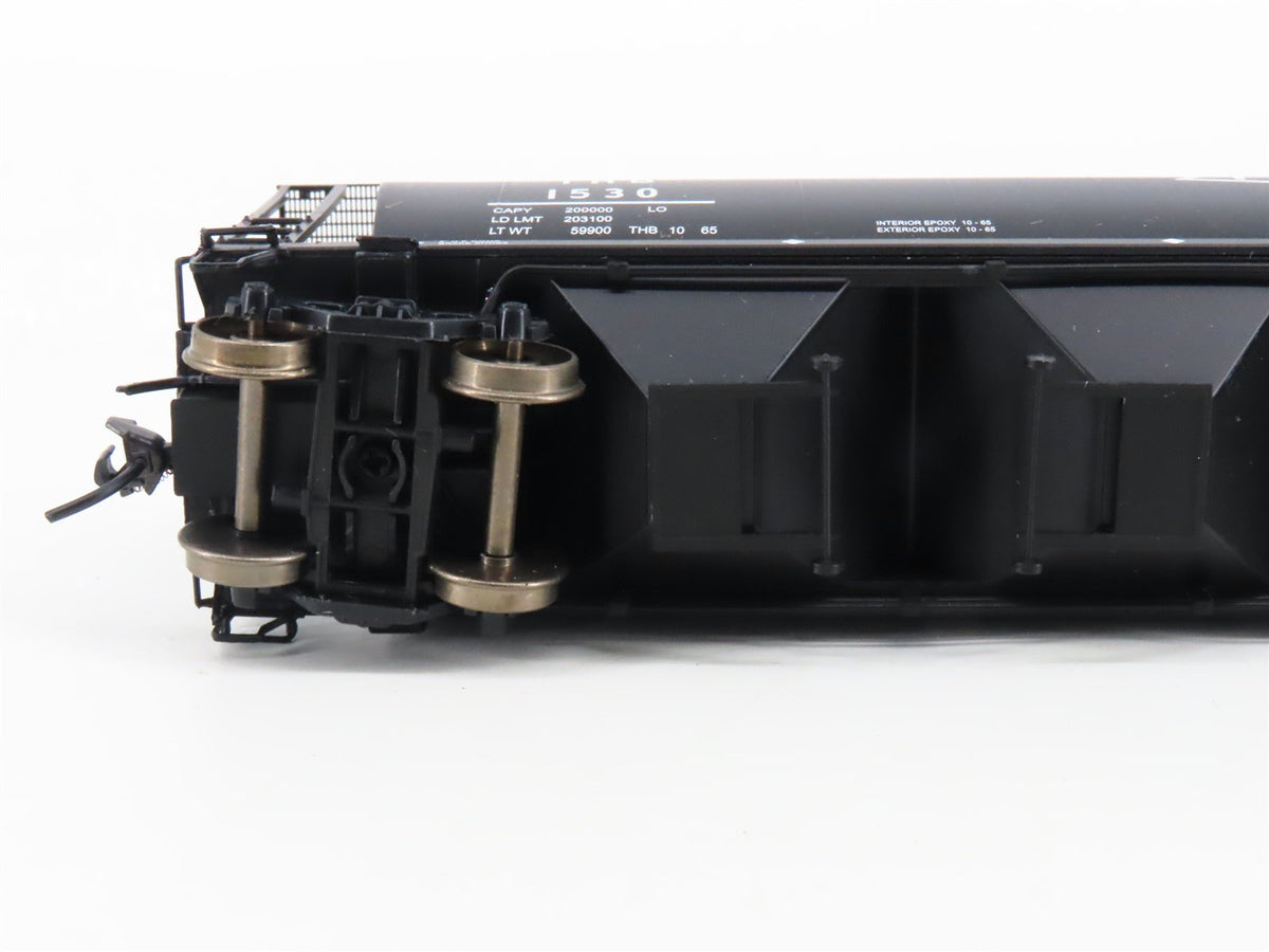 HO Scale Intermountain 45211-22 TH&amp;B Railway 4-Bay Cylindrical Hopper #1533