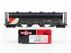 HO Scale Intermountain 45237-01 CPLX Ex-CP 4-Bay Cylindrical Hopper Car #383867