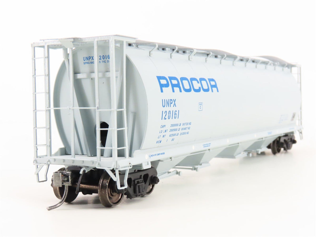 HO Scale Intermountain 45114-27 UNPX Procor 4-Bay Cylindrical Hopper #120161