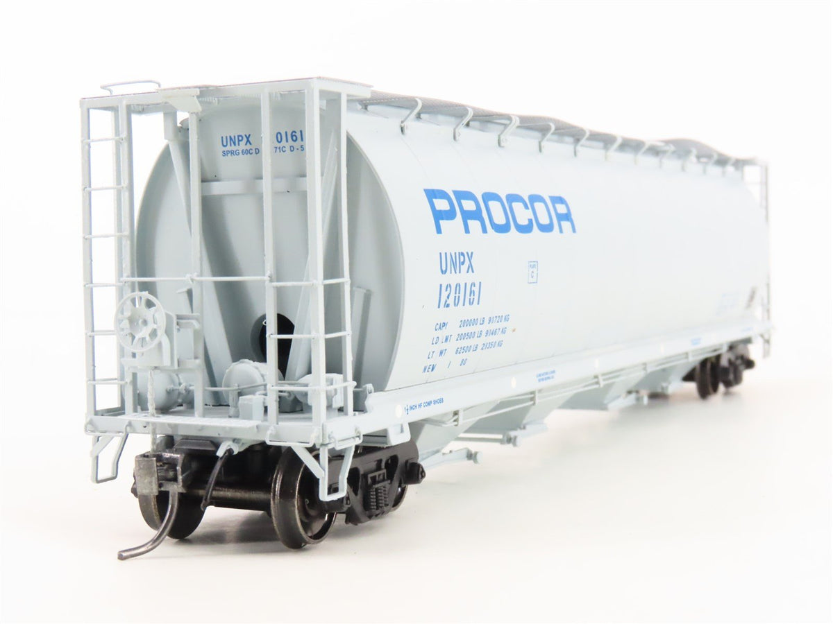 HO Scale Intermountain 45114-27 UNPX Procor 4-Bay Cylindrical Hopper #120161