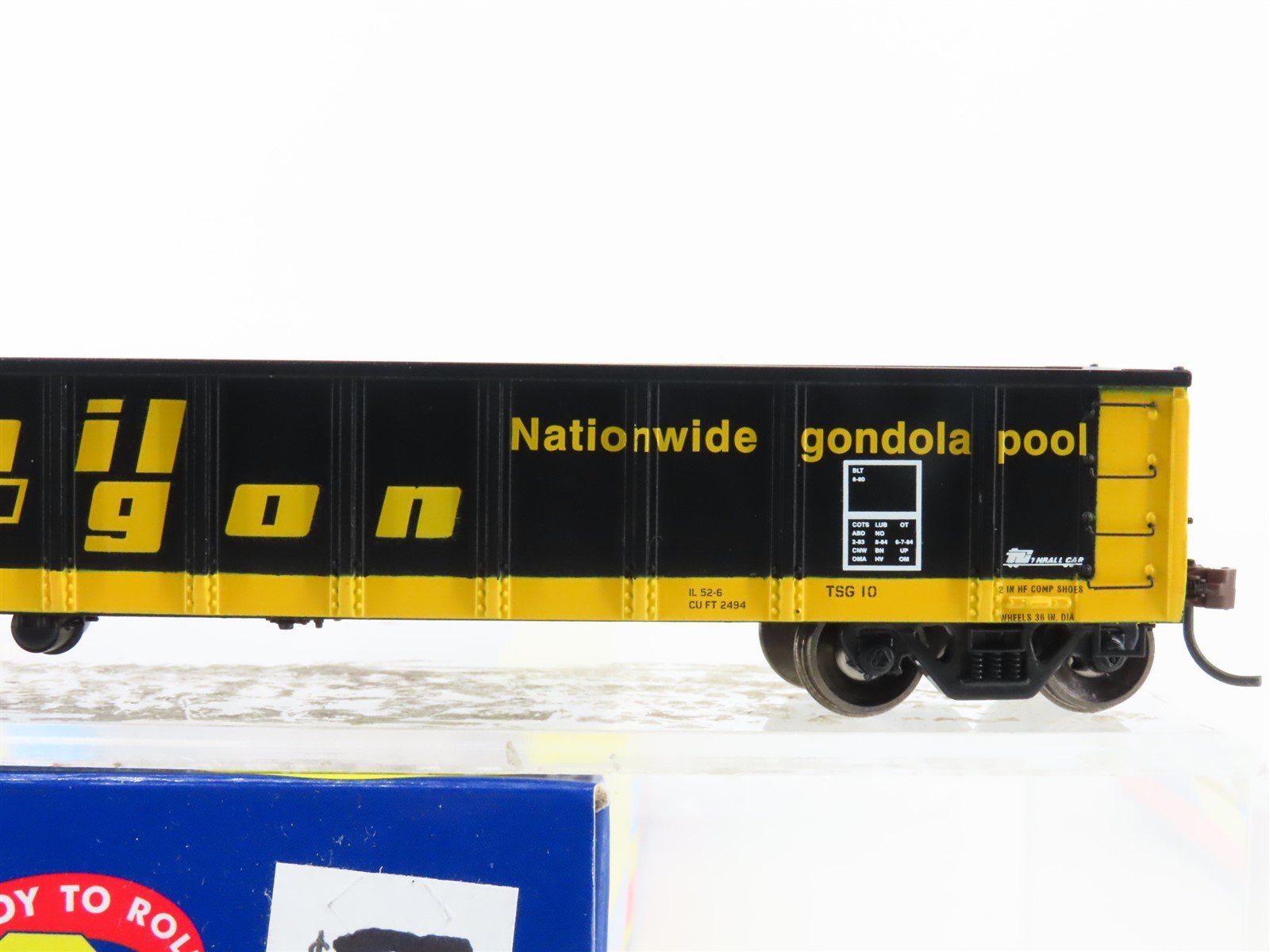 HO Scale Athearn RTR ATH97424 GONX Railgon 52' Mill Gondola Car #310908