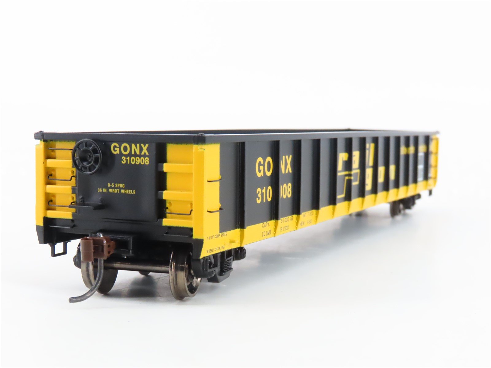 HO Scale Athearn RTR ATH97424 GONX Railgon 52' Mill Gondola Car #310908