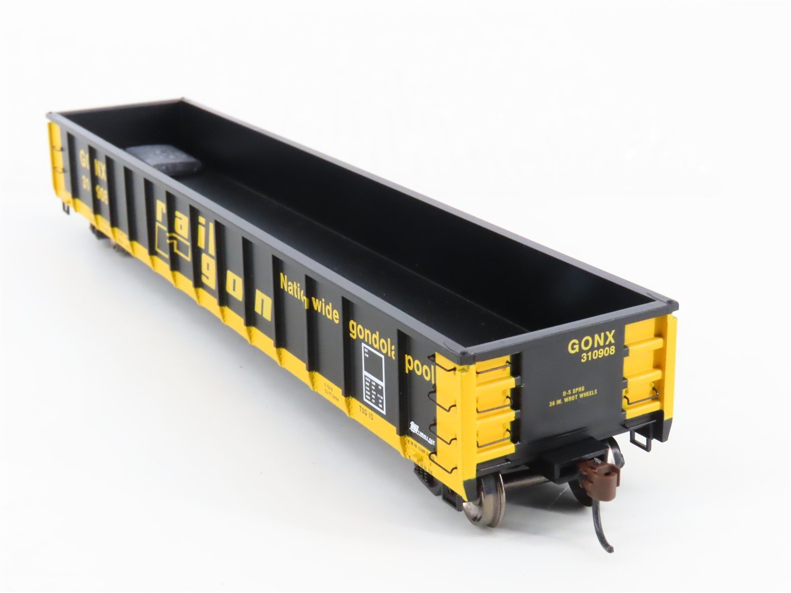 HO Scale Athearn RTR ATH97424 GONX Railgon 52' Mill Gondola Car #310908
