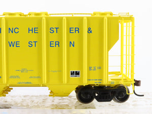 HO Scale Athearn RTR 97315 WW Winchester & Western 2-Bay Hopper #4003