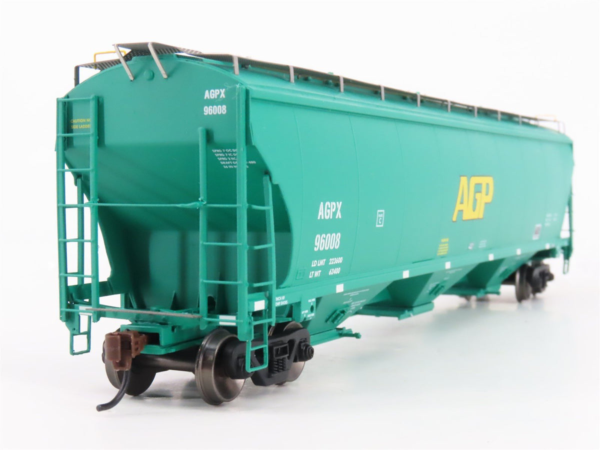 HO Scale Athearn RTR ATHG89471 AGPX AG Processing 3-Bay Hopper #96008