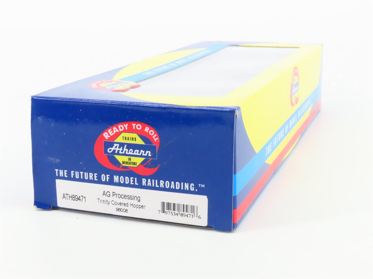 HO Scale Athearn RTR ATHG89471 AGPX AG Processing 3-Bay Hopper #96008