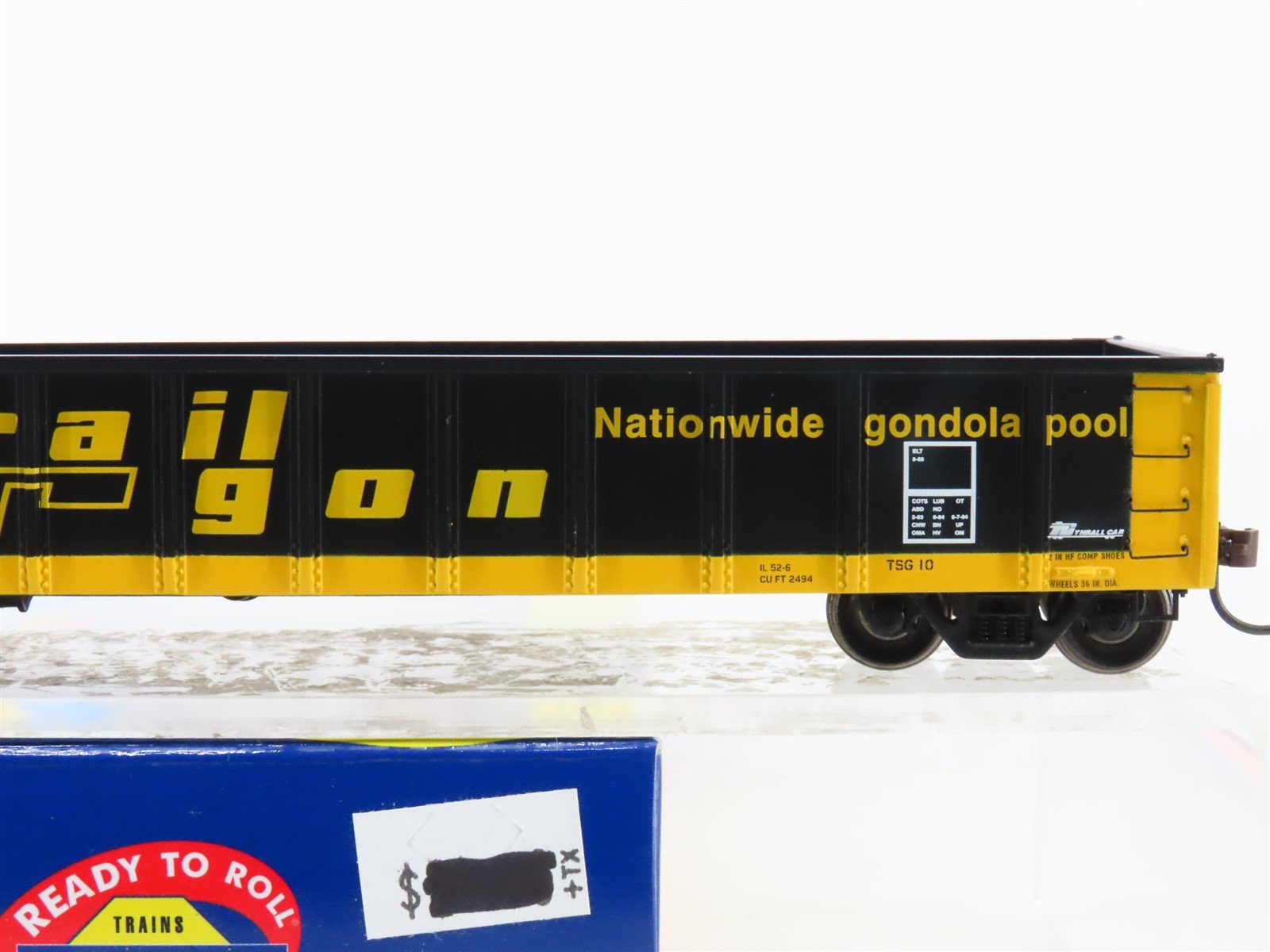HO Scale Athearn RTR ATH97423 GONX Railgon 52' Mill Gondola Car #310875