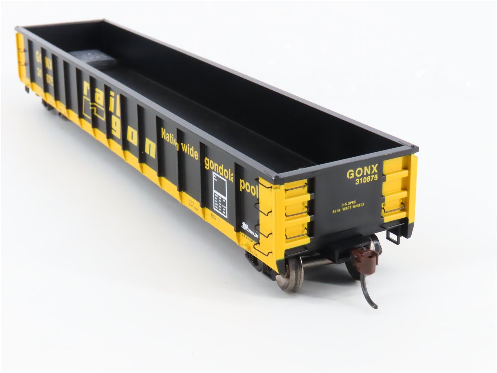 HO Scale Athearn RTR ATH97423 GONX Railgon 52' Mill Gondola Car #310875