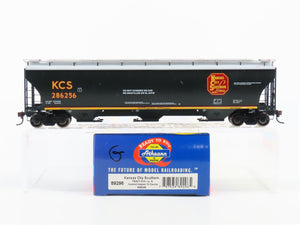 HO Scale Athearn RTR 89296 KCS Kansas City Southern 3-Bay Hopper #286256