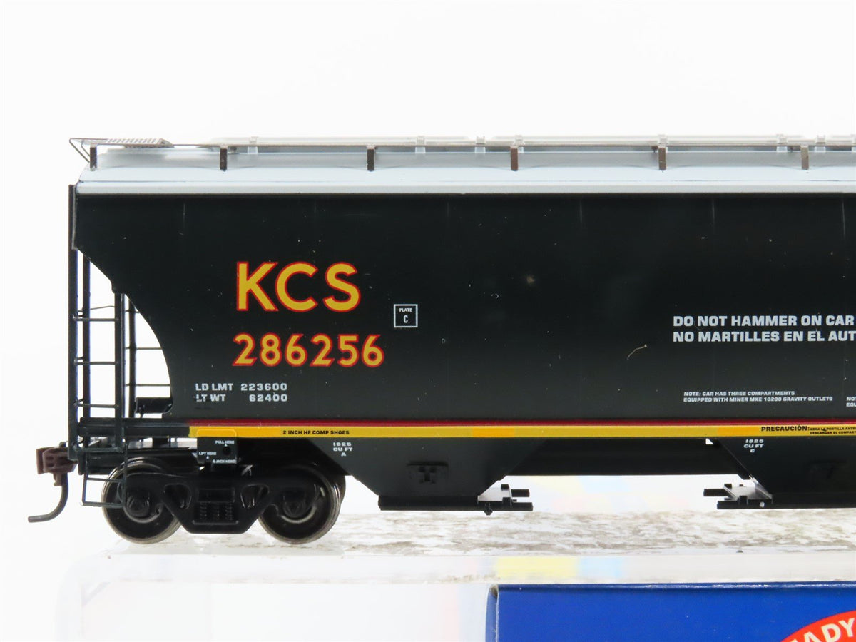 HO Scale Athearn RTR 89296 KCS Kansas City Southern 3-Bay Hopper #286256