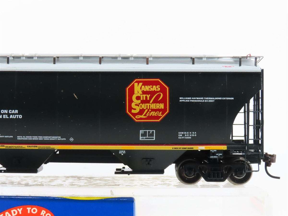 HO Scale Athearn RTR 89296 KCS Kansas City Southern 3-Bay Hopper #286256