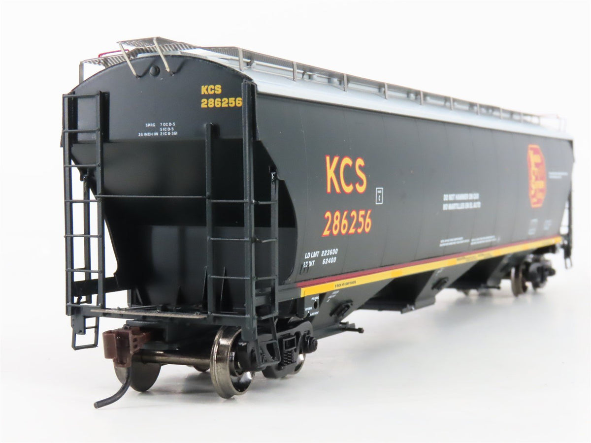 HO Scale Athearn RTR 89296 KCS Kansas City Southern 3-Bay Hopper #286256