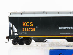 HO Scale Athearn RTR 89284 KCS Kansas City Southern 3-Bay Hopper #286728