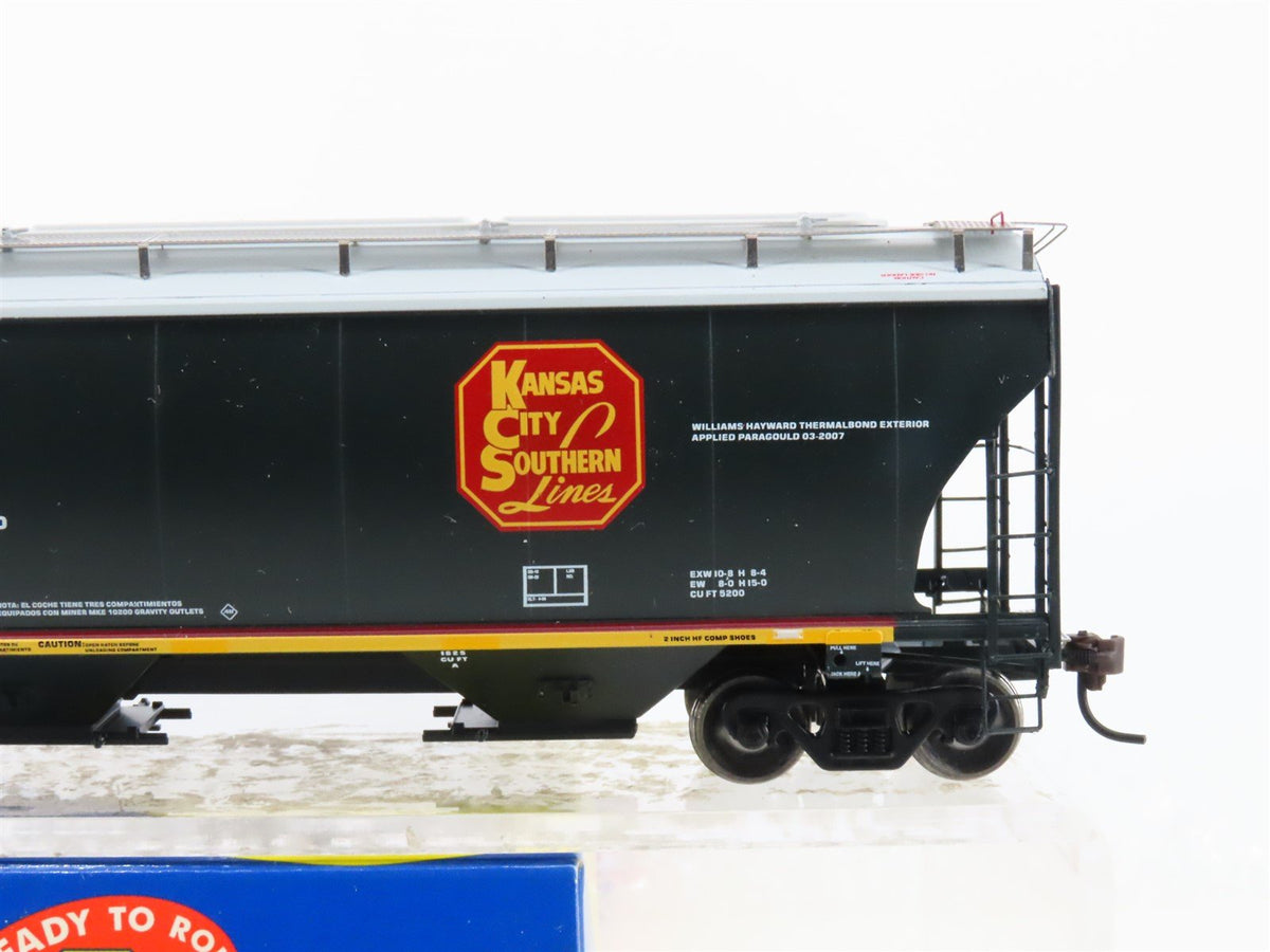 HO Scale Athearn RTR 89284 KCS Kansas City Southern 3-Bay Hopper #286728