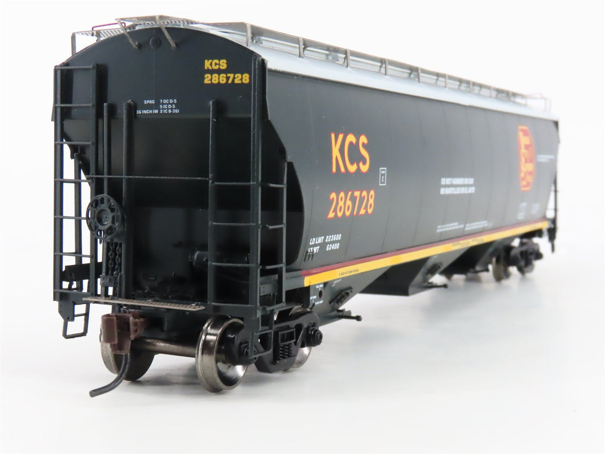 HO Scale Athearn RTR 89284 KCS Kansas City Southern 3-Bay Hopper #286728