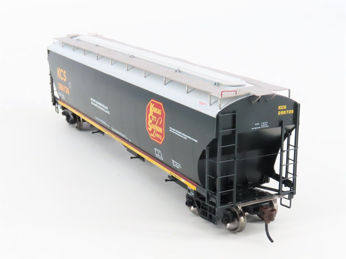 HO Scale Athearn RTR 89284 KCS Kansas City Southern 3-Bay Hopper #286728
