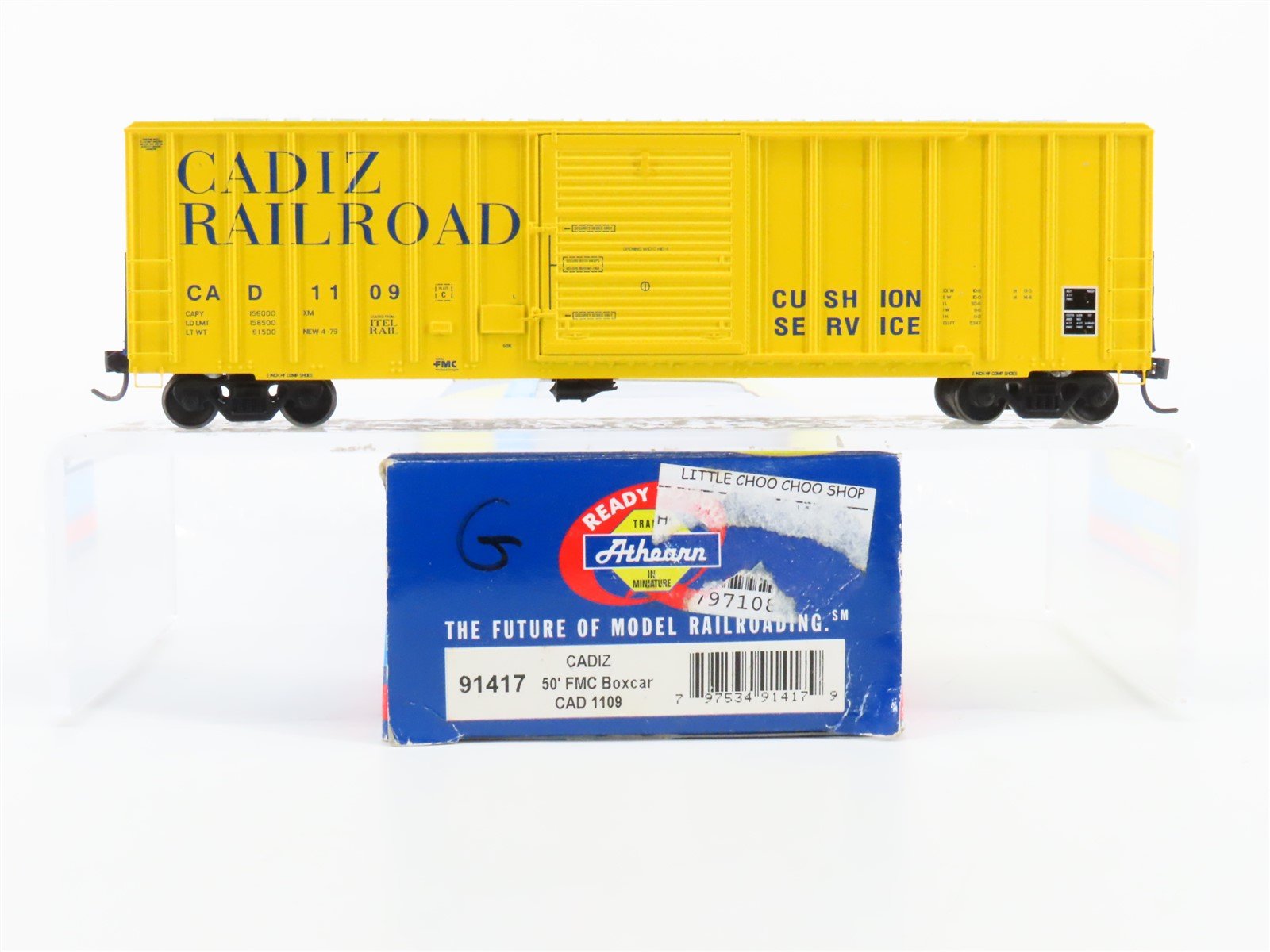 HO Scale Athearn RTR 91417 CAD Cadiz Railroad 50' FMC Boxcar #1109