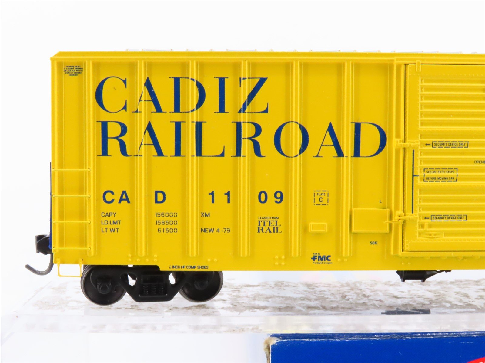 HO Scale Athearn RTR 91417 CAD Cadiz Railroad 50' FMC Boxcar #1109