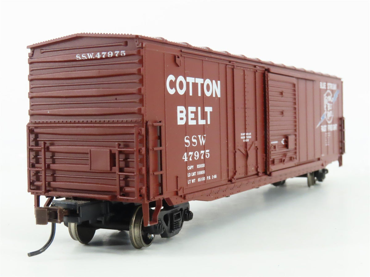 HO Scale Athearn 91229 SSW Cotton Belt &quot;Blue Streak&quot; 50&#39; Combo Door #47975