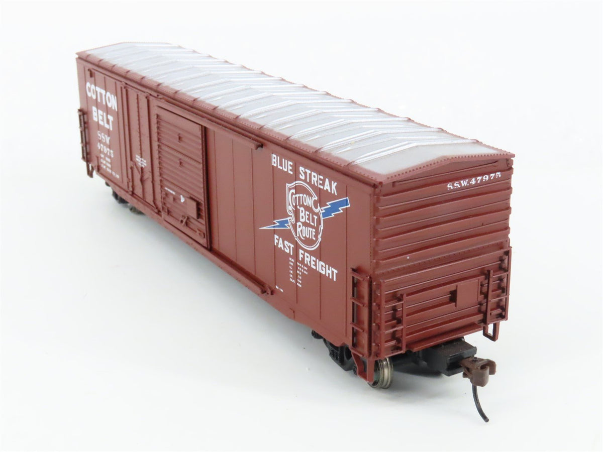HO Scale Athearn 91229 SSW Cotton Belt &quot;Blue Streak&quot; 50&#39; Combo Door #47975