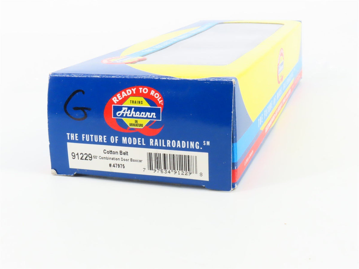 HO Scale Athearn 91229 SSW Cotton Belt &quot;Blue Streak&quot; 50&#39; Combo Door #47975