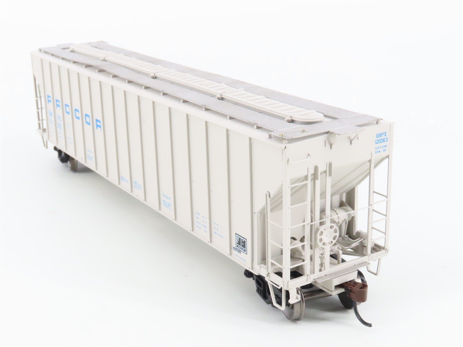 HO Scale Athearn RTR ATH81963 UNPX Procor 54' 3-Bay FMC 4700 Hopper #121063