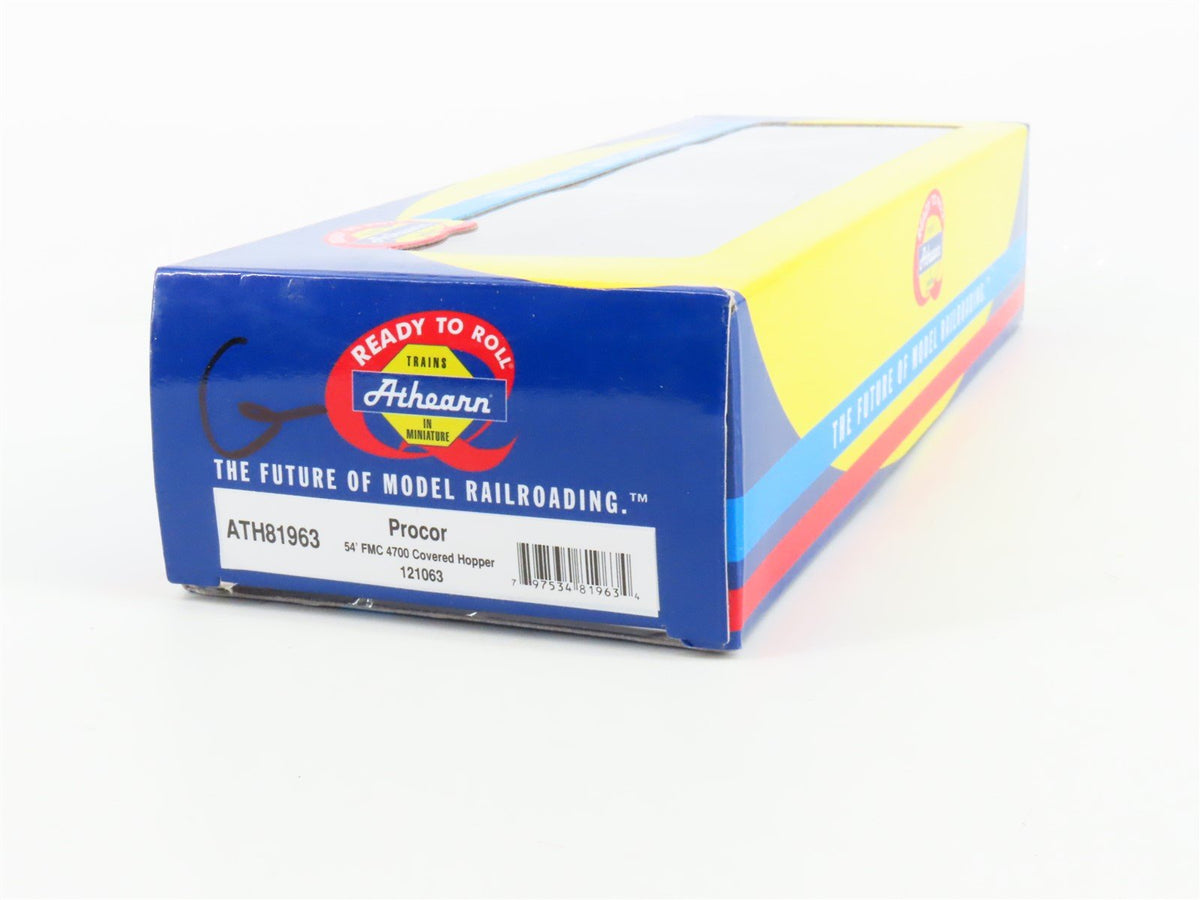 HO Scale Athearn RTR ATH81963 UNPX Procor 54&#39; 3-Bay FMC 4700 Hopper #121063