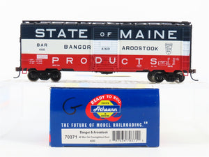 HO Athearn RTR 70371 BAR Bangor & Aroostook State of Maine 40' Boxcar #4200