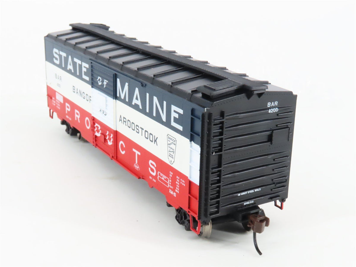 HO Athearn RTR 70371 BAR Bangor &amp; Aroostook State of Maine 40&#39; Boxcar #4200
