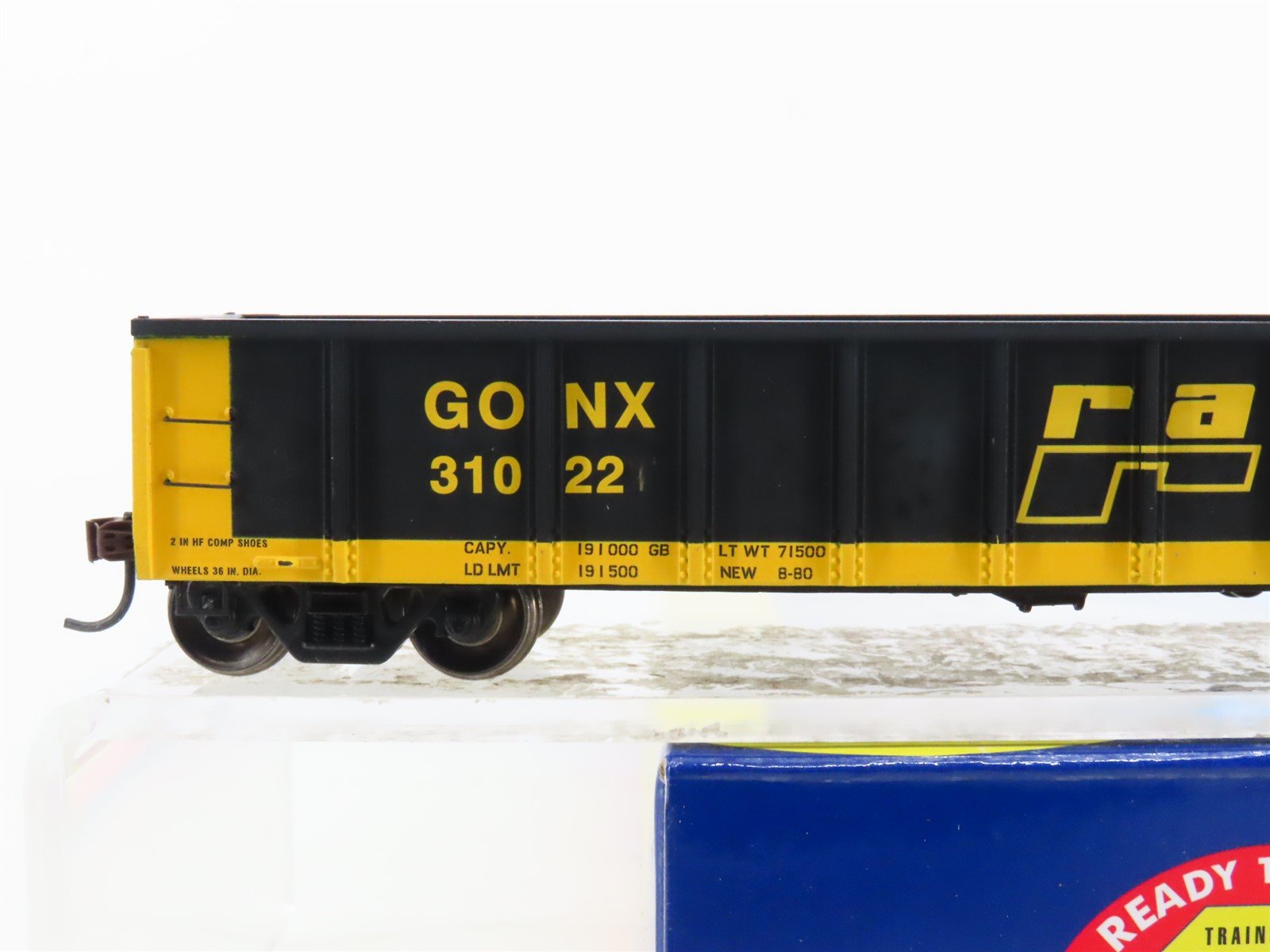 HO Scale Athearn RTR ATH97422 GONX Railgon 52' Mill Gondola Car #310227