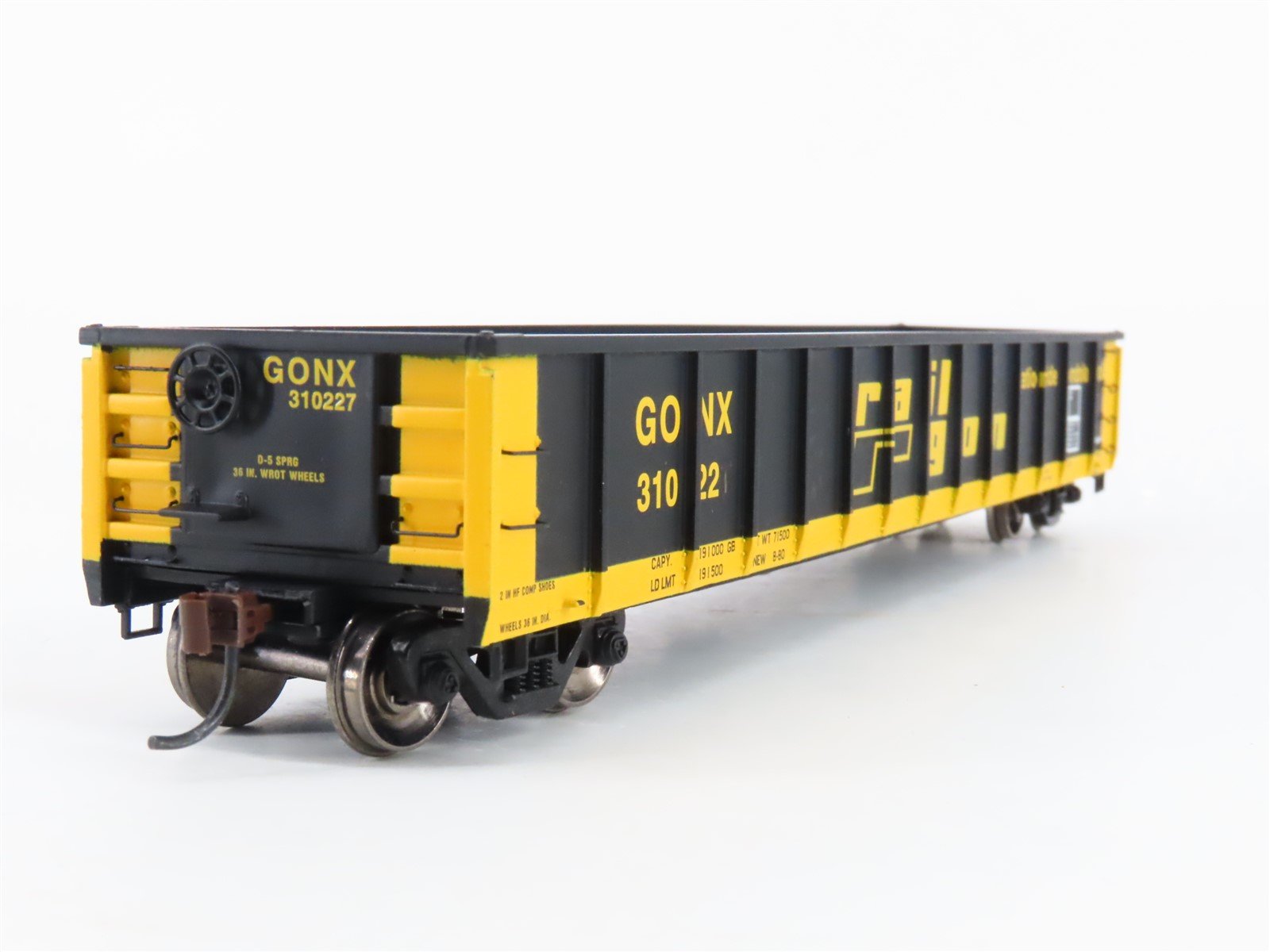HO Scale Athearn RTR ATH97422 GONX Railgon 52' Mill Gondola Car #310227