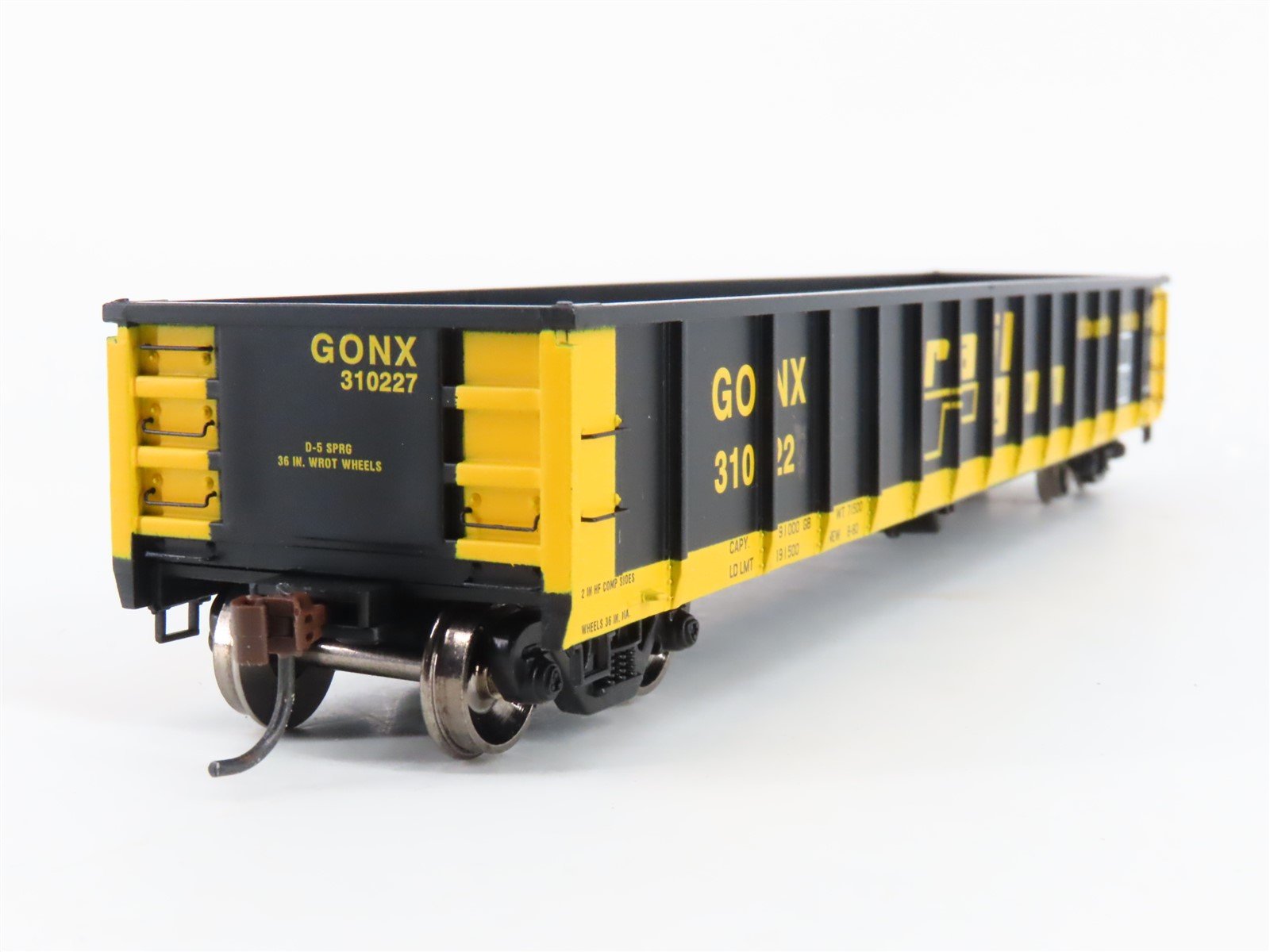 HO Scale Athearn RTR ATH97422 GONX Railgon 52' Mill Gondola Car #310227