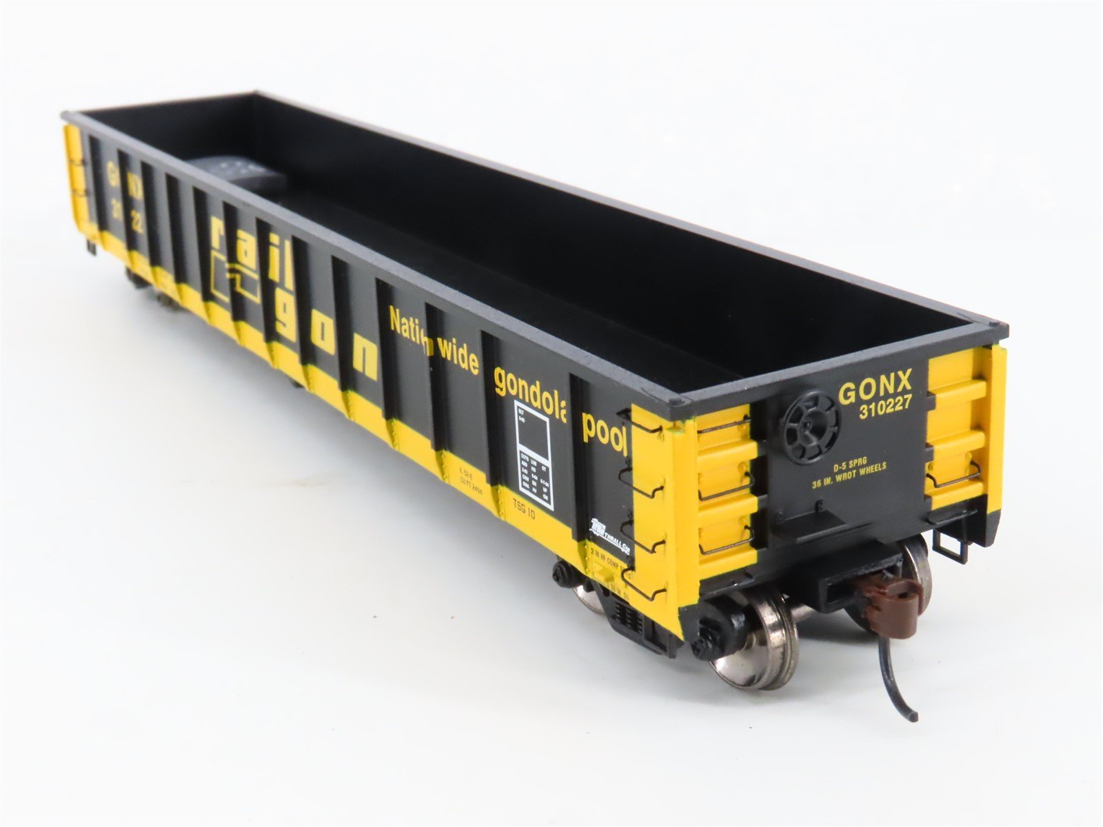 HO Scale Athearn RTR ATH97422 GONX Railgon 52' Mill Gondola Car #310227