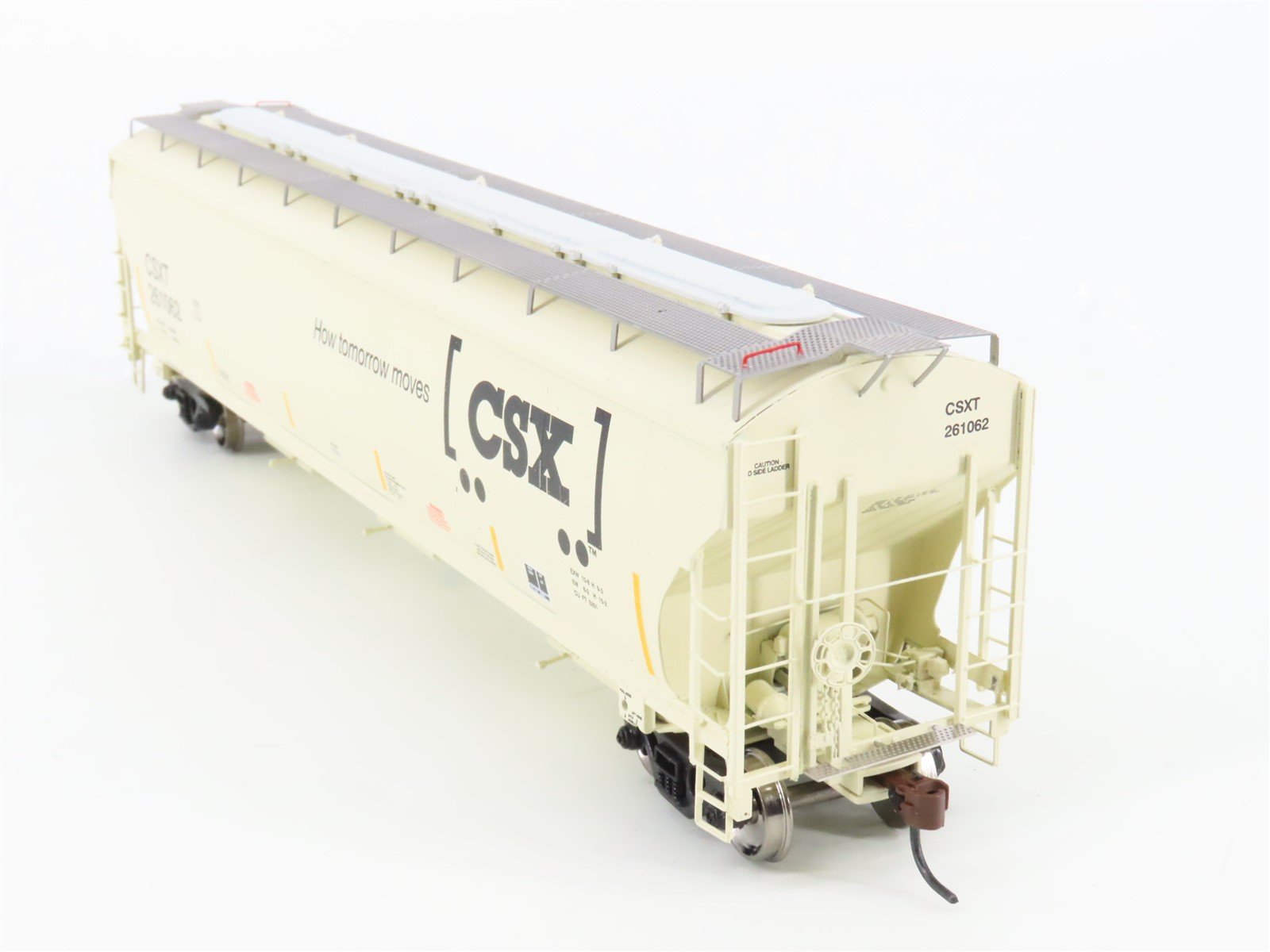 HO Scale Athearn RTR 89424 CSXT Railroad Trinity 5161 3-Bay Hopper #261062
