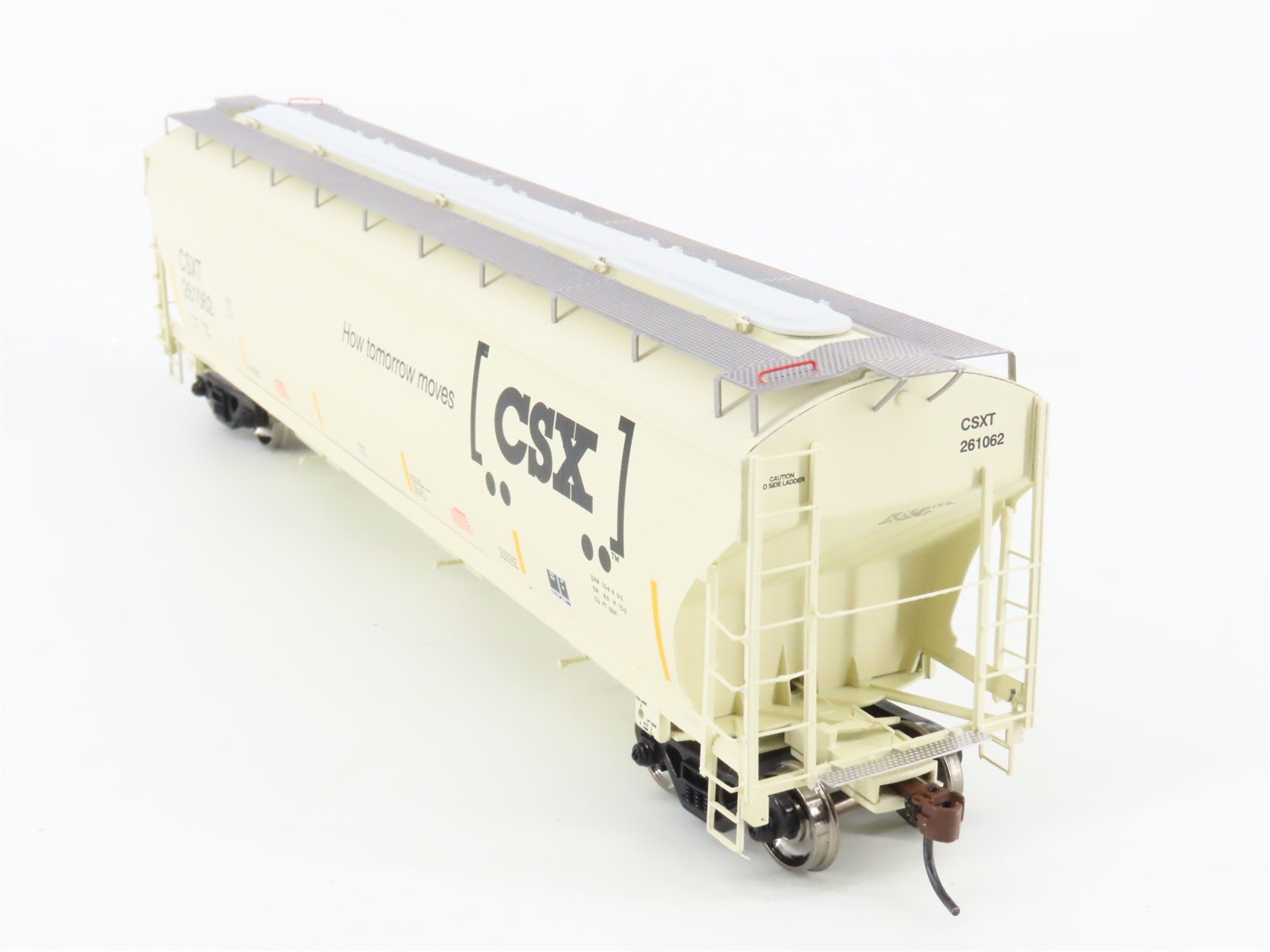 HO Scale Athearn RTR 89424 CSXT Railroad Trinity 5161 3-Bay Hopper #261062