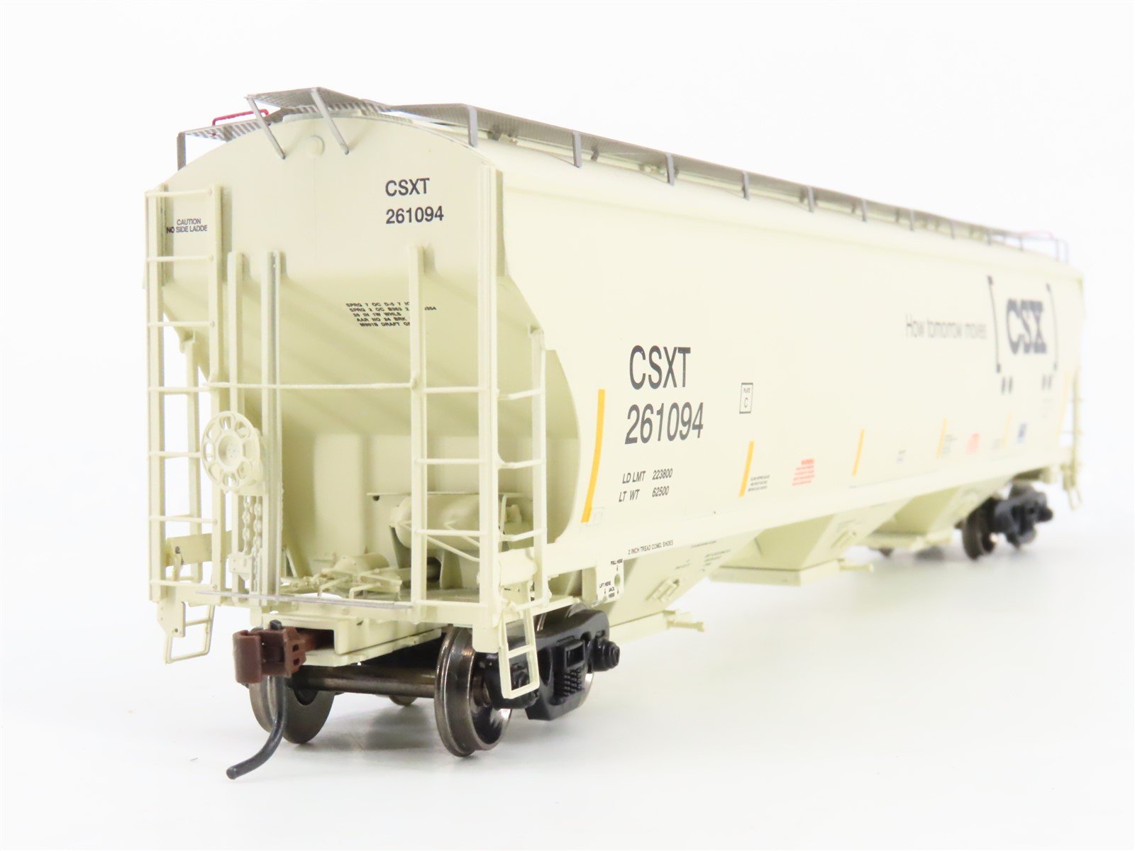 HO Scale Athearn RTR 89425 CSXT Railroad Trinity 5161 3-Bay Hopper #261094
