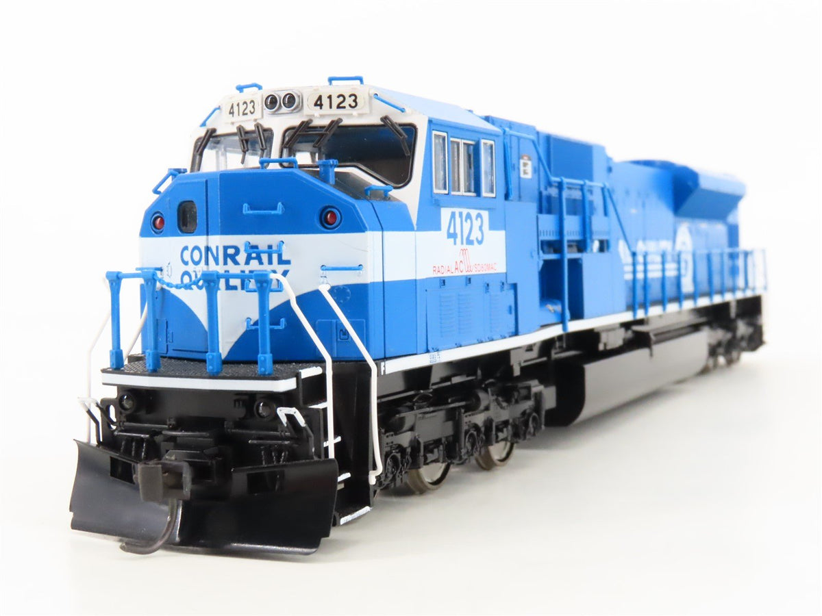 HO Scale KATO 37-6343 CR Conrail Quality EMD SD80MAC Diesel #4123 w/ DCC